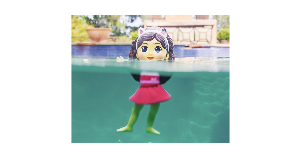 Spin Master Swimways - Gabby's Dollhouse Schwimmfigur Gabby, Wasserspielzeug