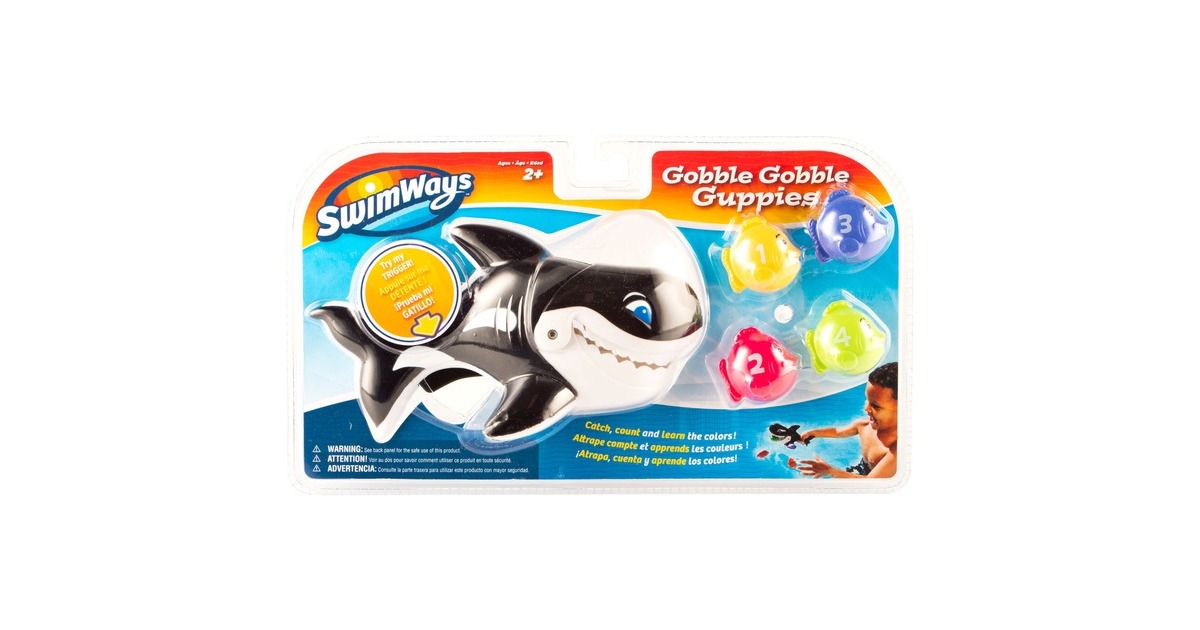 Spin Master Swimways - Gobble Gobble Guppies, Badespielzeug