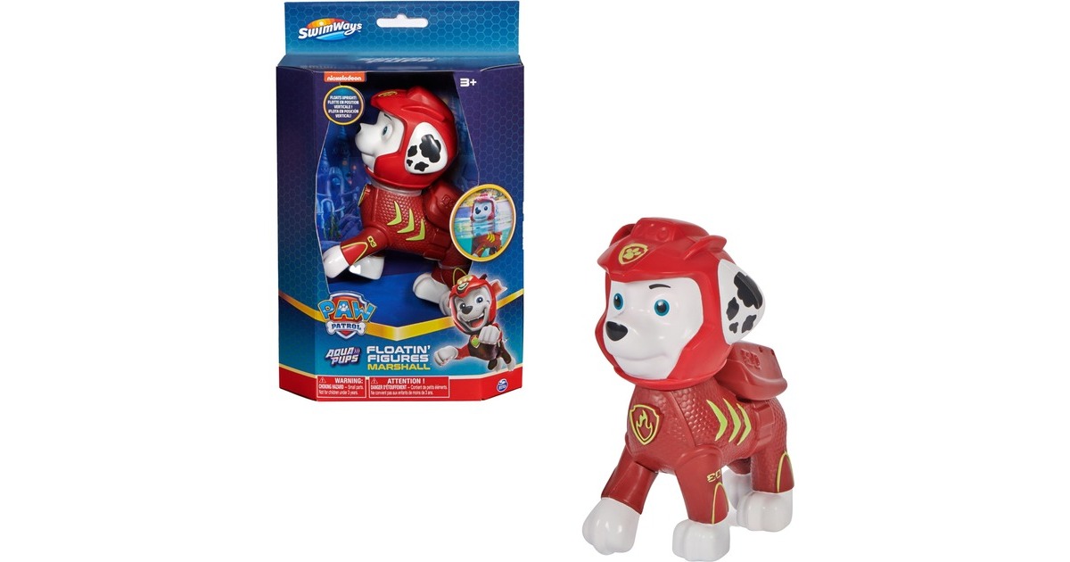 Spin Master Swimways - Paw Patrol Schwimmfigur Marshall, Wasserspielzeug