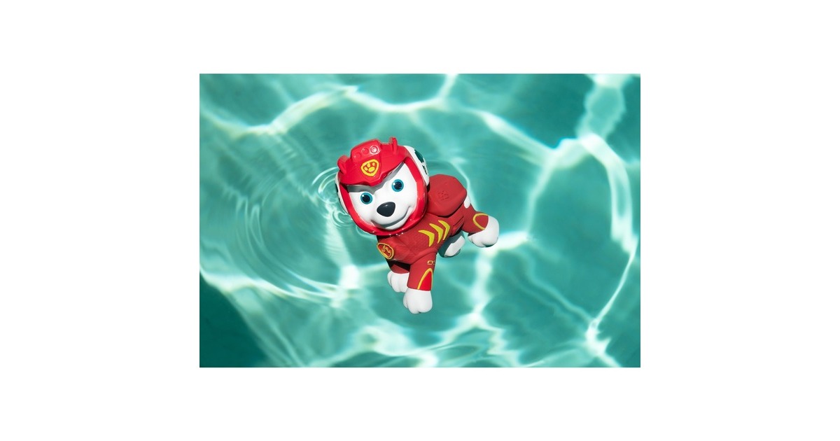Spin Master Swimways - Paw Patrol Schwimmfigur Marshall, Wasserspielzeug