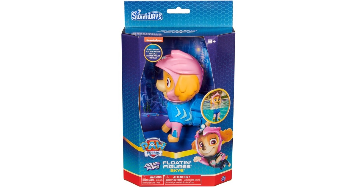Spin Master Swimways - Paw Patrol Schwimmfigur Skye, Wasserspielzeug