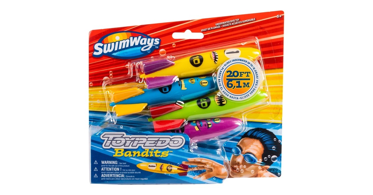 Spin Master Swimways - ToyPedo Bandits, Wasserspielzeug