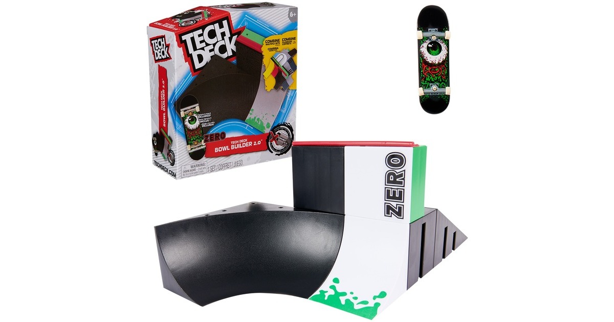 Spin Master Tech Deck X-Connect Starter-Set - Bowl Builder 2.0, Geschicklichkeitsspiel