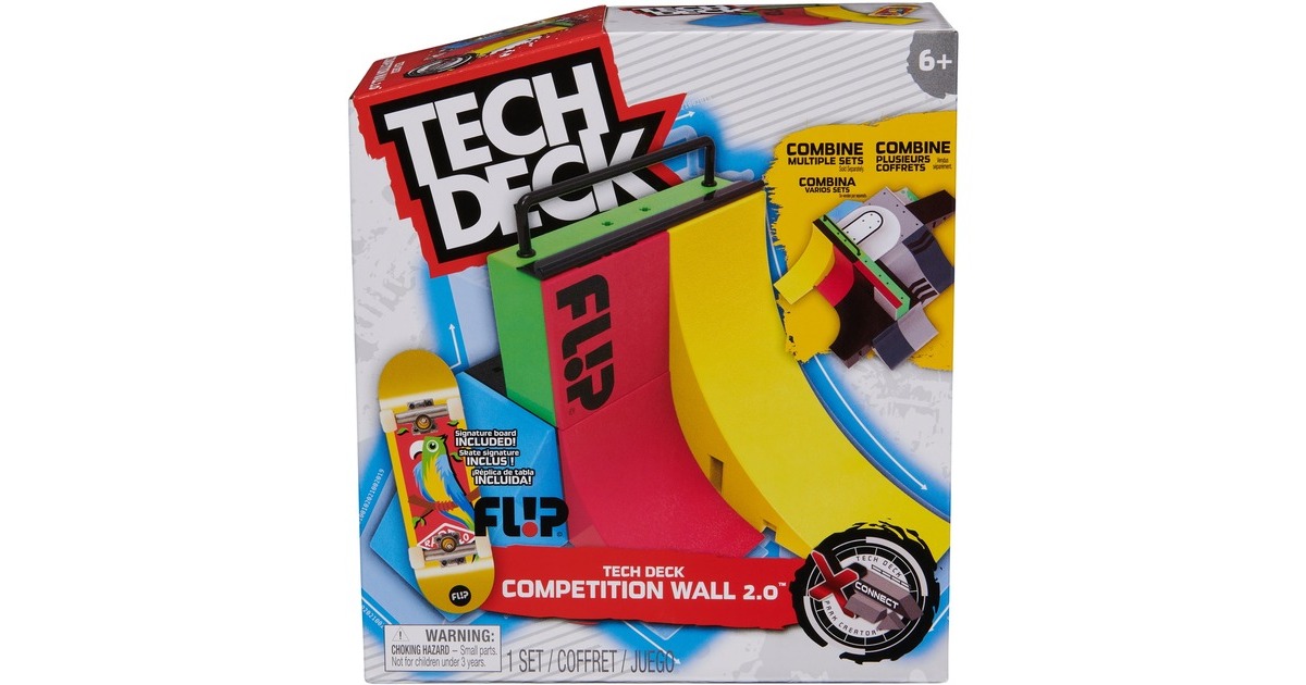 Spin Master Tech Deck X-Connect Starter-Set - Competition Wall 2.0, Geschicklichkeitsspiel