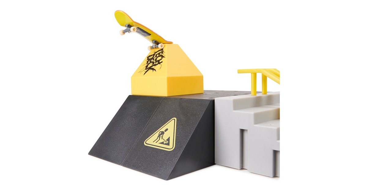 Spin Master Tech Deck X-Connect Starter-Set - Pyramid Shredder Rampenset, Spielfahrzeug(mit einem Fingerboard)
