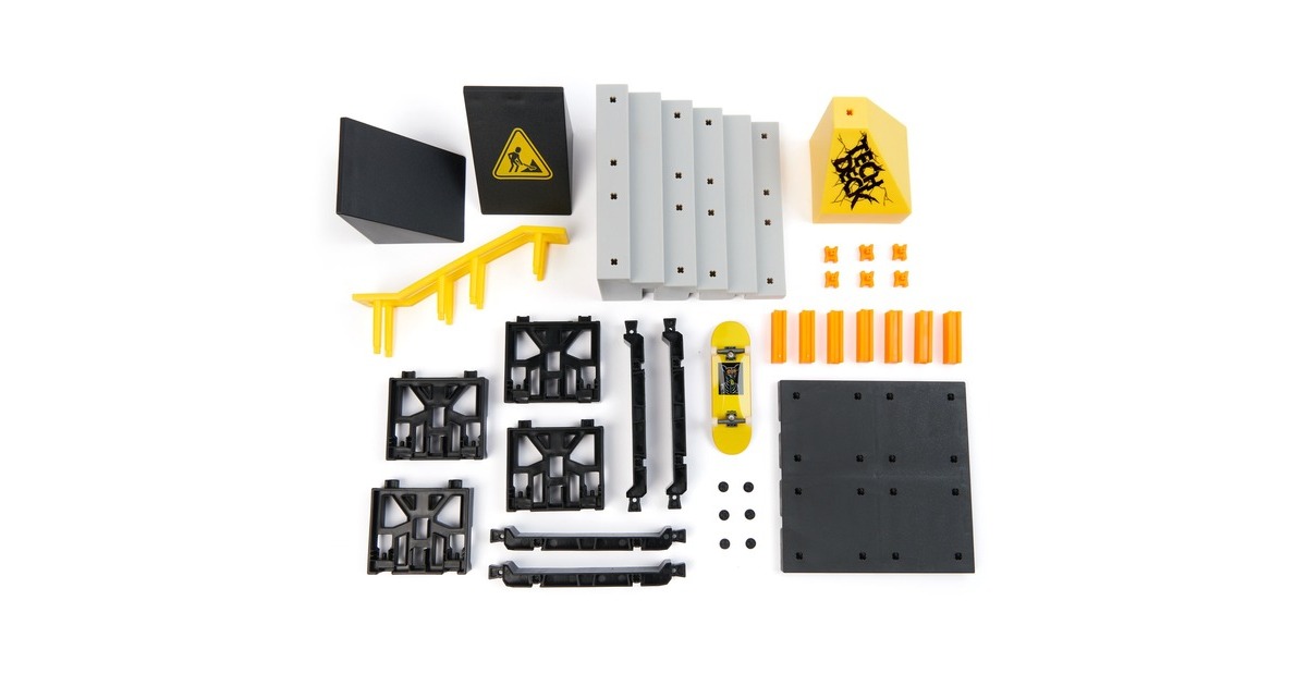 Spin Master Tech Deck X-Connect Starter-Set - Pyramid Shredder Rampenset, Spielfahrzeug(mit einem Fingerboard)