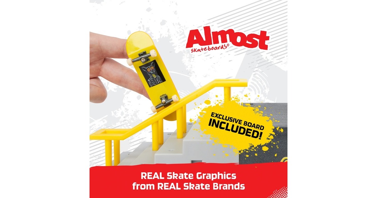 Spin Master Tech Deck X-Connect Starter-Set - Pyramid Shredder Rampenset, Spielfahrzeug(mit einem Fingerboard)