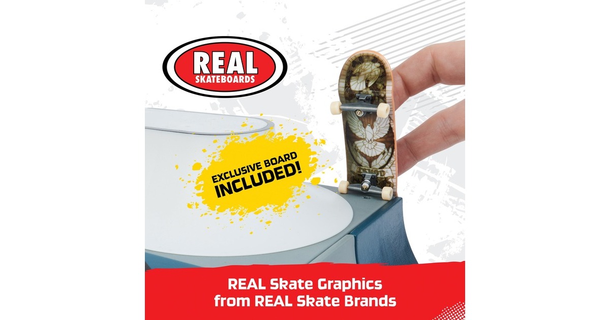 Spin Master Tech Deck X-Connect Starter-Set - Speedway Hop Rampenset, Spielfahrzeug(mit einem Fingerboard)