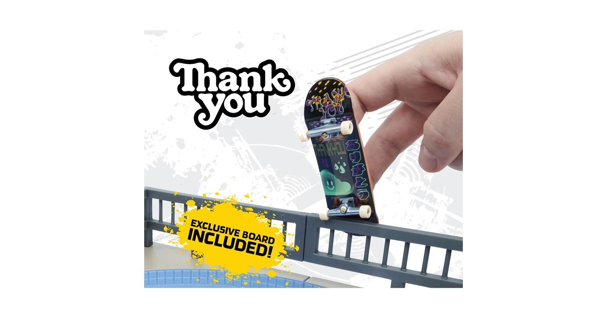 Spin Master Tech Deck - Mega Bowl, Spielfahrzeug(mit einem Fingerboard)