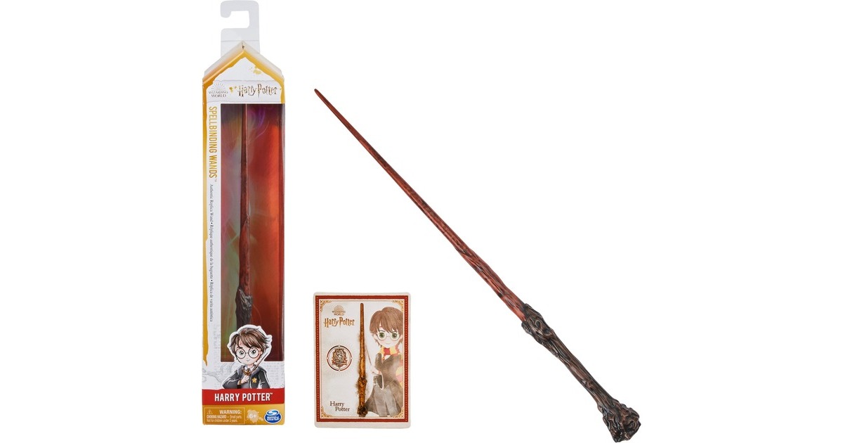 Spin Master Wizarding World Harry Potter Spellbinding-Zauberstab, Rollenspiel(mit Zauberspruch-Karte)