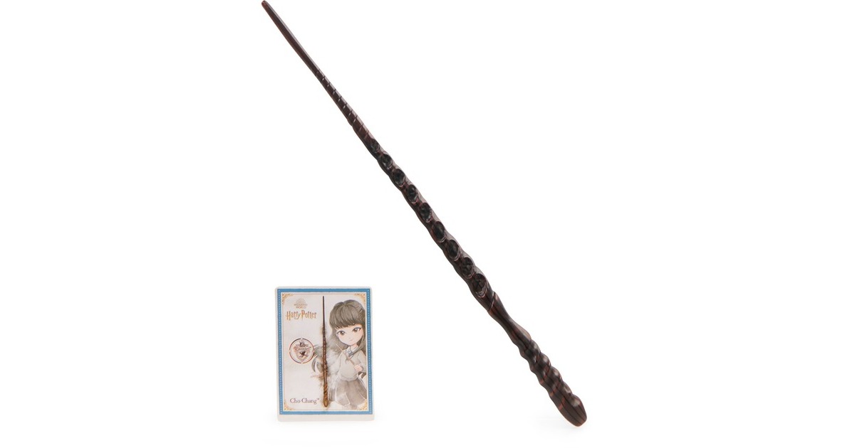 Spin Master Wizarding World Harry Potter - Authentischer Cho Chang Zauberstab, Rollenspiel(mit Zauberspruch-Karte)