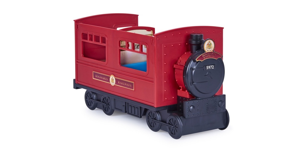 Spin Master Wizarding World Harry Potter - Hogwarts Express Zug Spielset, Spielfigur(mit Hermine Granger und Harry Potter-Sammelfiguren)