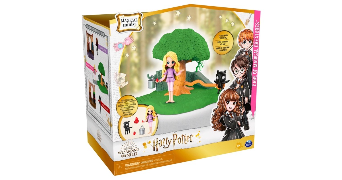 Spin Master Wizarding World Harry Potter - Hogwarts Pflege magischer Geschöpfe Spielset, Spielfigur(mit exklusiver Luna Lovegood Sammelfigur)