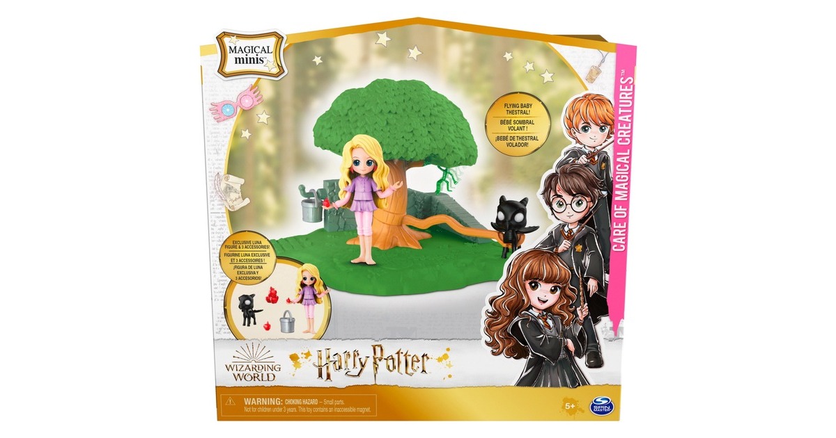 Spin Master Wizarding World Harry Potter - Hogwarts Pflege magischer Geschöpfe Spielset, Spielfigur(mit exklusiver Luna Lovegood Sammelfigur)
