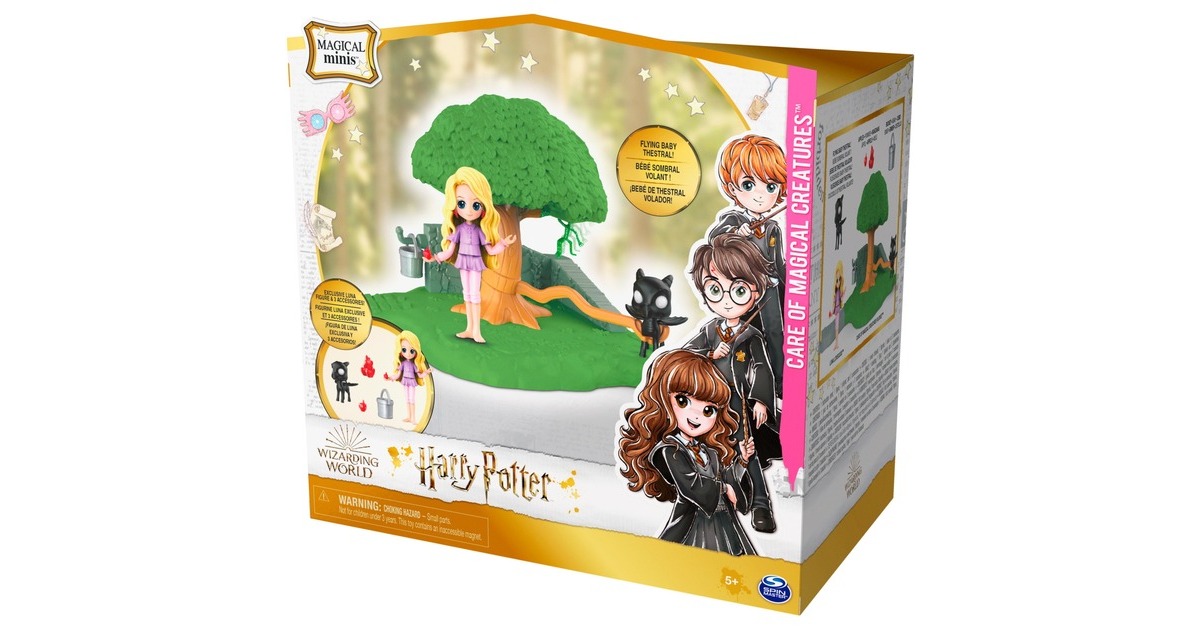Spin Master Wizarding World Harry Potter - Hogwarts Pflege magischer Geschöpfe Spielset, Spielfigur(mit exklusiver Luna Lovegood Sammelfigur)