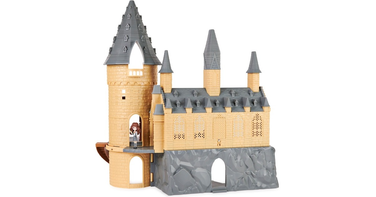 Spin Master Wizarding World Harry Potter - Hogwarts Schloss Spielset mit Licht und Sound, Spielfigur