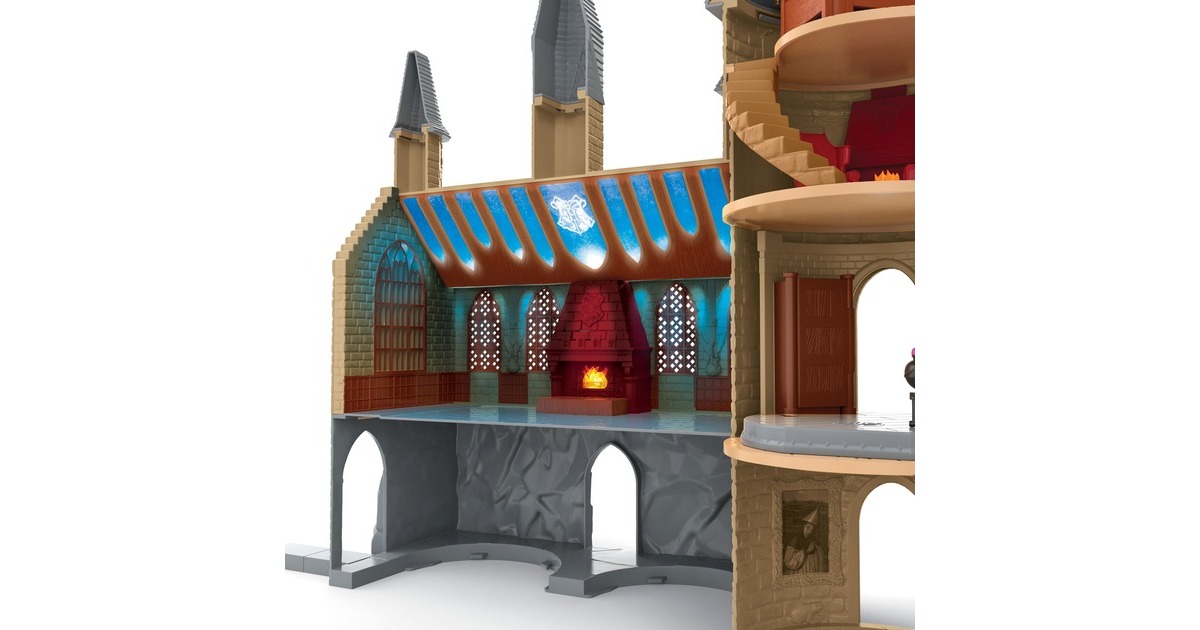 Spin Master Wizarding World Harry Potter - Hogwarts Schloss Spielset mit Licht und Sound, Spielfigur