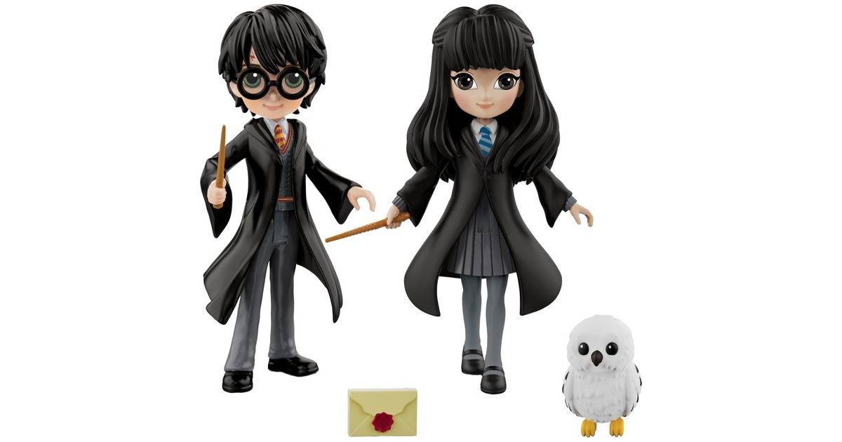 Spin Master Wizarding World Harry Potter - Magic Minis Harry Potter und Cho Chang, Spielfigur(7,6 cm Sammelfiguren)