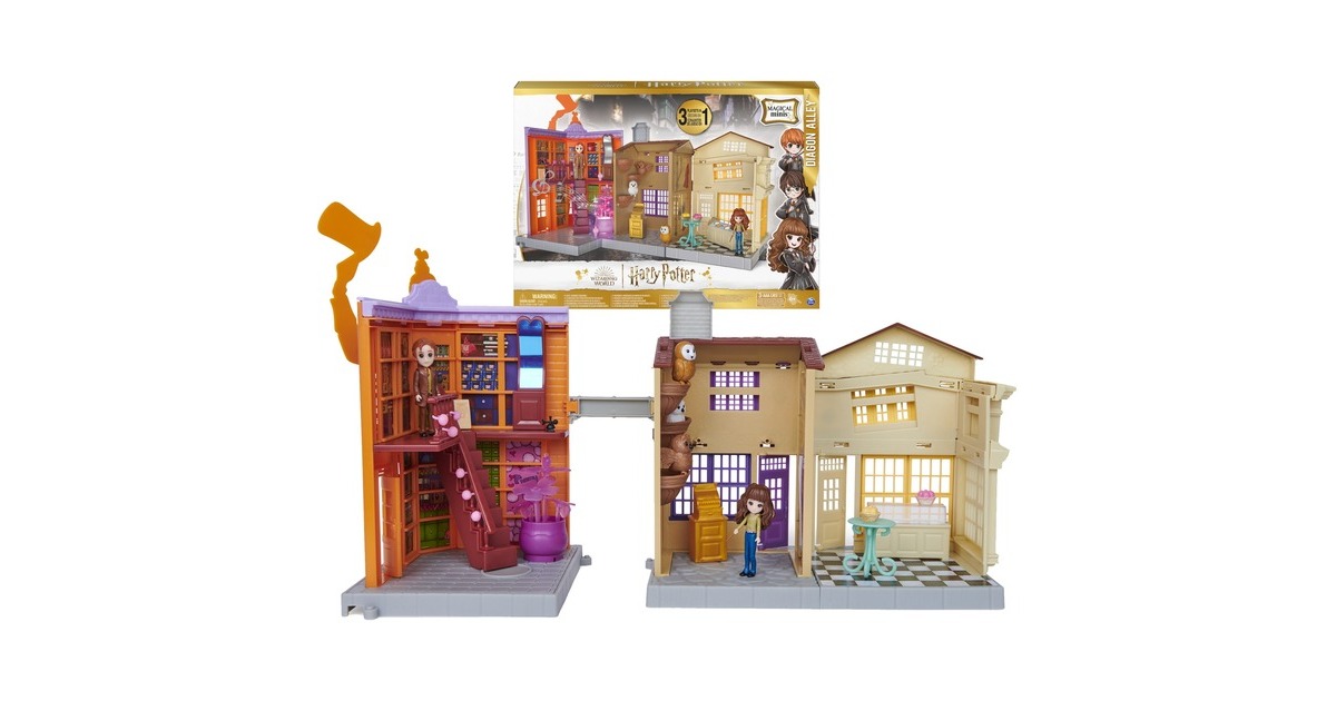 Spin Master Wizarding World Harry Potter - Winkelgasse Spielset, Spielfigur(Mit Licht und Sound )
