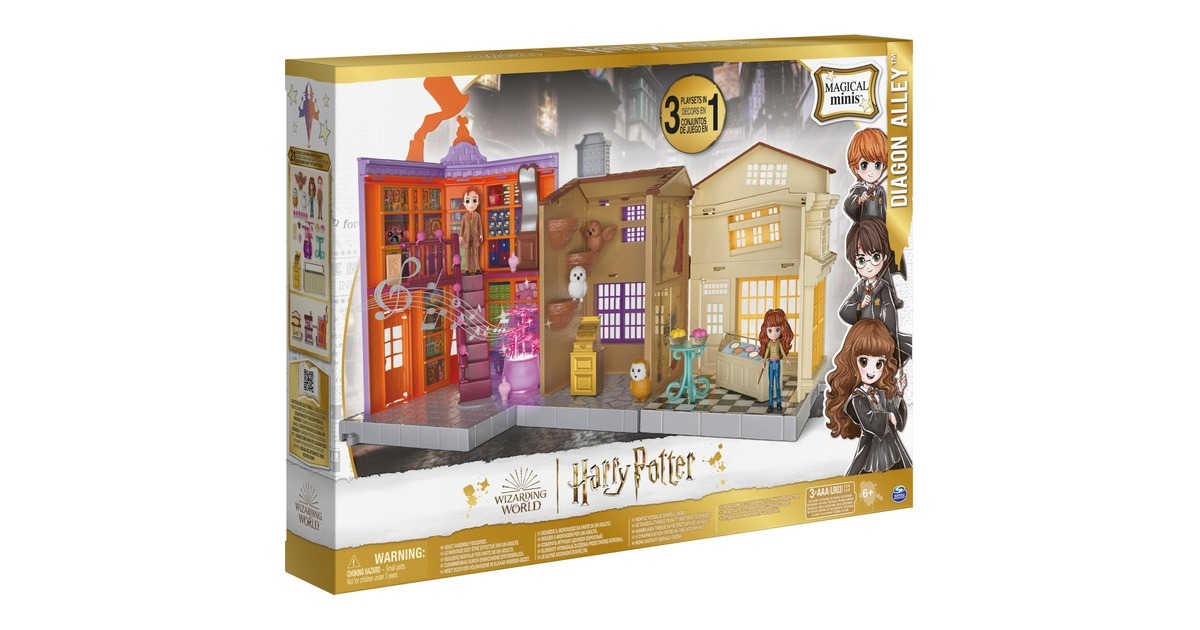 Spin Master Wizarding World Harry Potter - Winkelgasse Spielset, Spielfigur(Mit Licht und Sound )