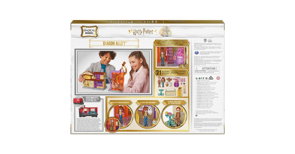 Spin Master Wizarding World Harry Potter - Winkelgasse Spielset, Spielfigur(Mit Licht und Sound )