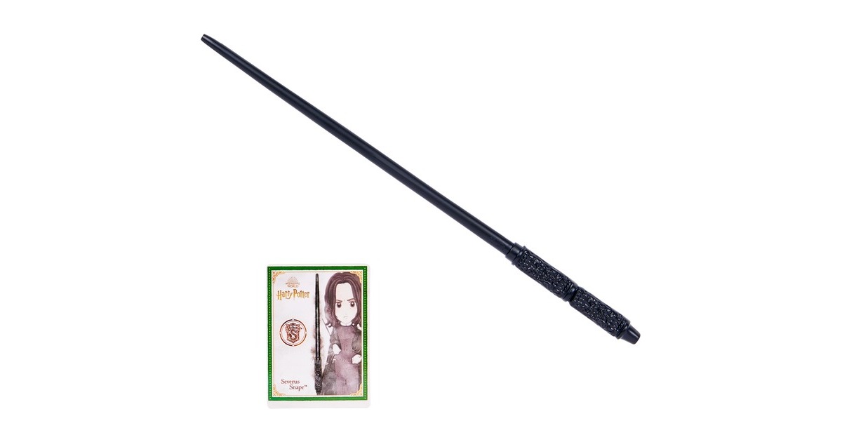 Spin Master Wizarding World Severus Snape Zauberstab, Rollenspiel(mit Zauberspruch-Karte)
