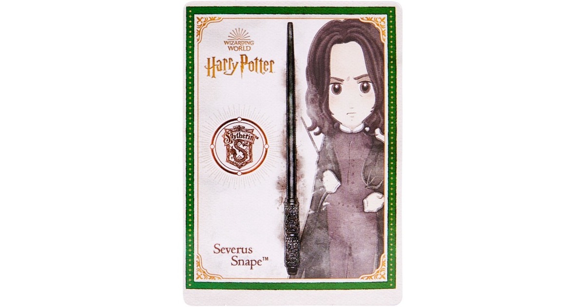 Spin Master Wizarding World Severus Snape Zauberstab, Rollenspiel(mit Zauberspruch-Karte)