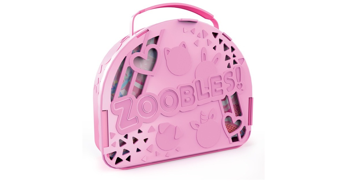 Spin Master Zoobles Mehrfach-Spielset mit Tanzstudio, Spielfigur(Aufbewahrungskoffer und 3 exklusiven wandelbaren Sammelfiguren)