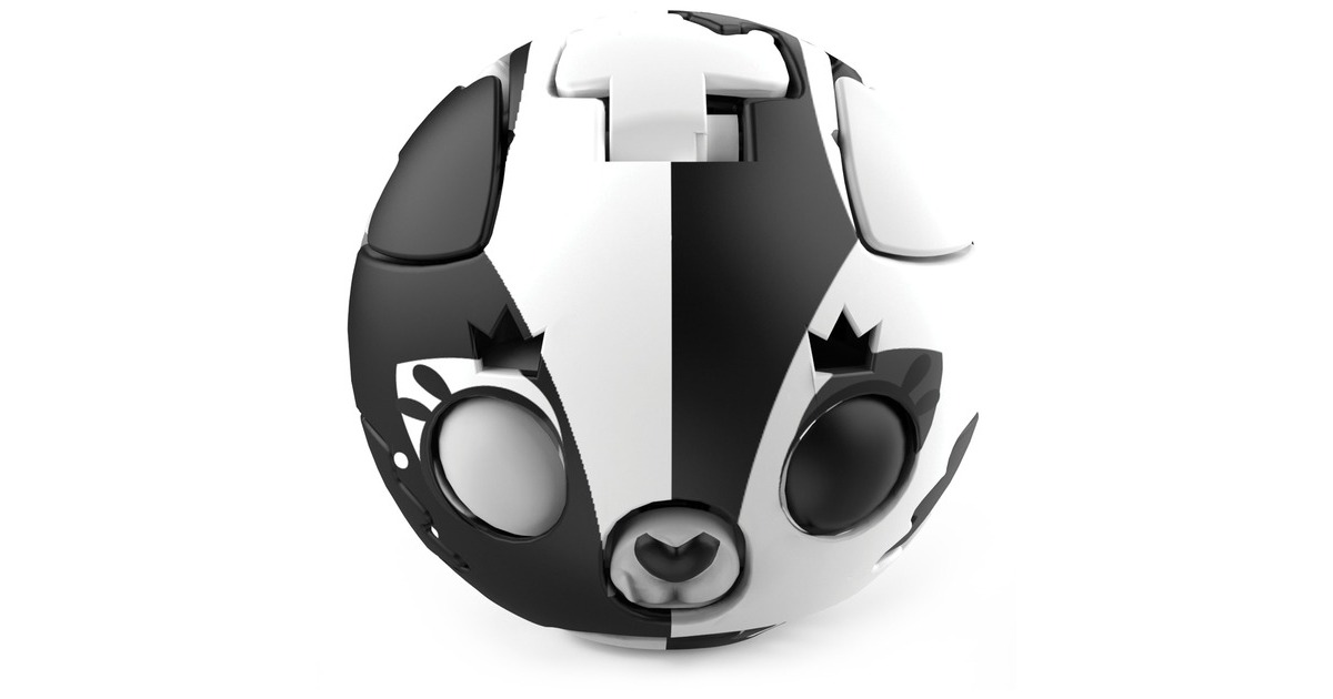 Spin Master Zoobles Rainbow Schmetterling und Black and White Fuchs, Spielfigur(wandelbare Sammelfiguren im 2er-Pack mit Happitat-Zubehör)