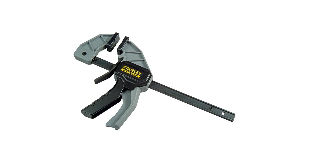 Stanley FatMax Einhandzwinge "M" 150MM(schwarz/grau, Medium, 325mm Länge)
