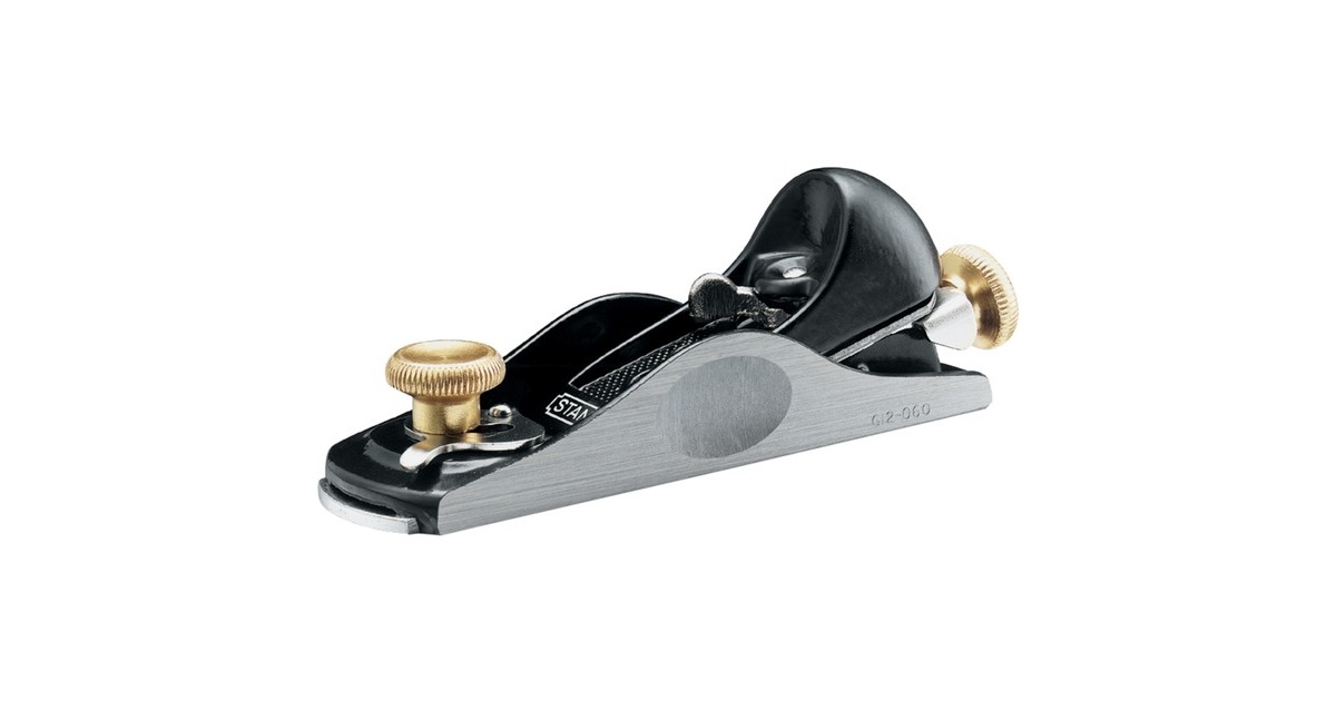 Stanley Flachwinkel-Einhandhobel Nr. 60 ½(schwarz/silber)