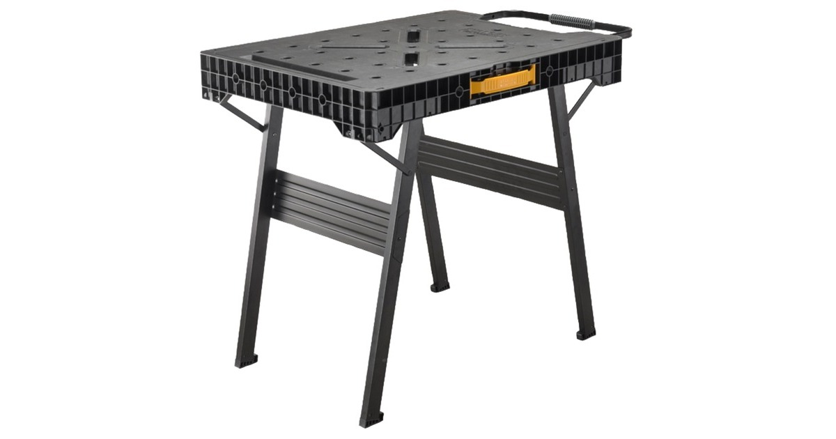 Stanley Klappbare Werkbank FatMax FMST1-75672(schwarz, bis 455kg belastbar)