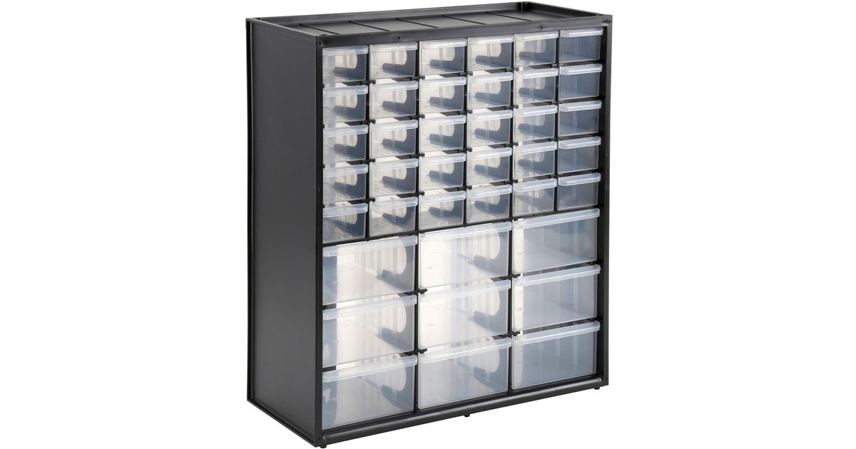 Stanley Kleinteilemagazin 1-93-981, Werkzeugbox(schwarz/transparent, 39 Schubladen) Stanley Kleinteilemagazin 1-93-981, Werkzeugbox(schwarz/transparent, 39 Schubladen)