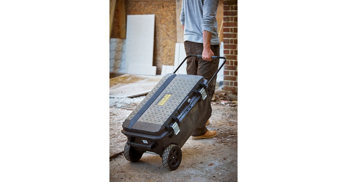 Stanley Mobile Montagebox FatMax, Werkzeugbox(schwarz, 