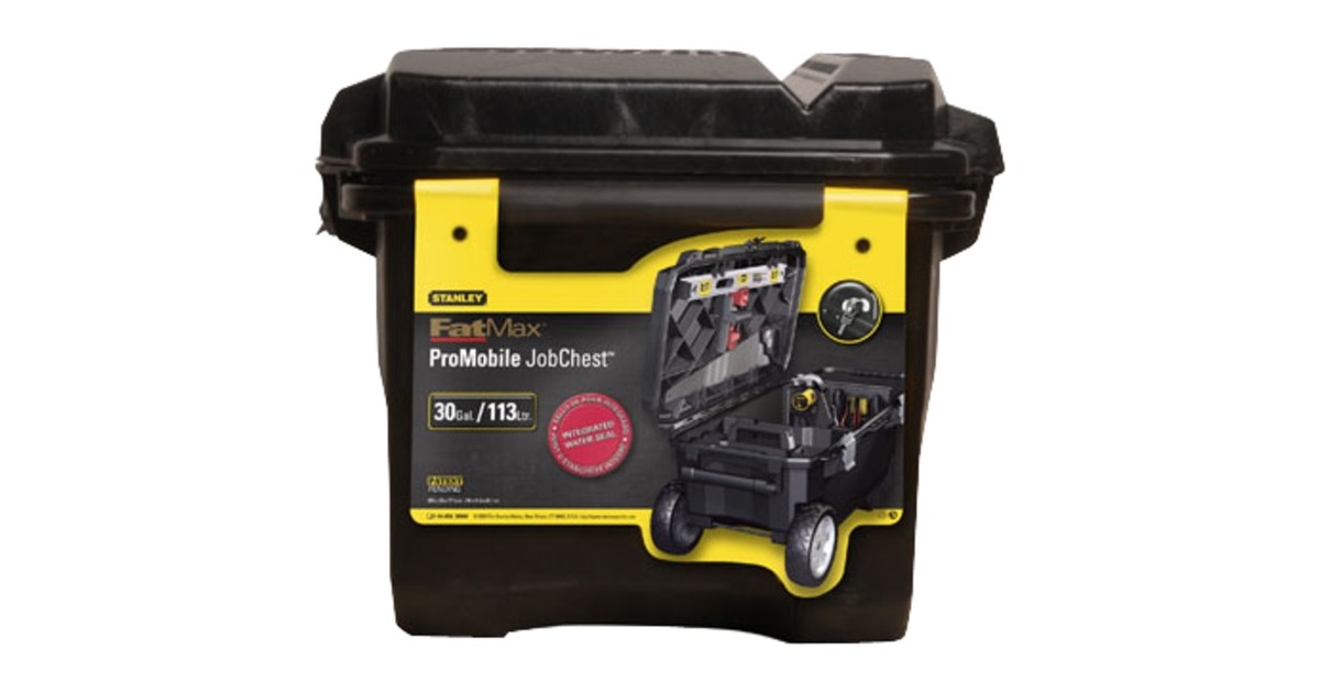 Stanley Mobile Montagebox FatMax, Werkzeugbox(schwarz, 