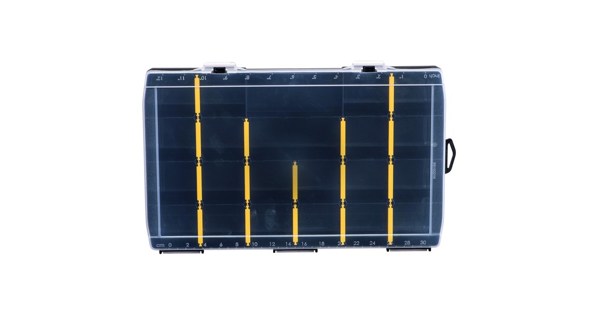 Stanley OPP Organizer 14", Werkzeugbox(schwarz/transparent, 22 Fächer) Stanley OPP Organizer 14", Werkzeugbox(schwarz/transparent, 22 Fächer)