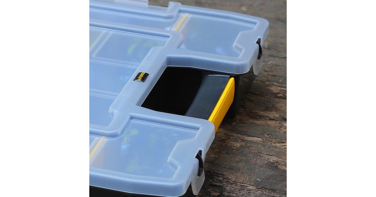Stanley Organizer SortMaster Junior, Werkzeugkiste(schwarz/gelb, 14 Fächer)