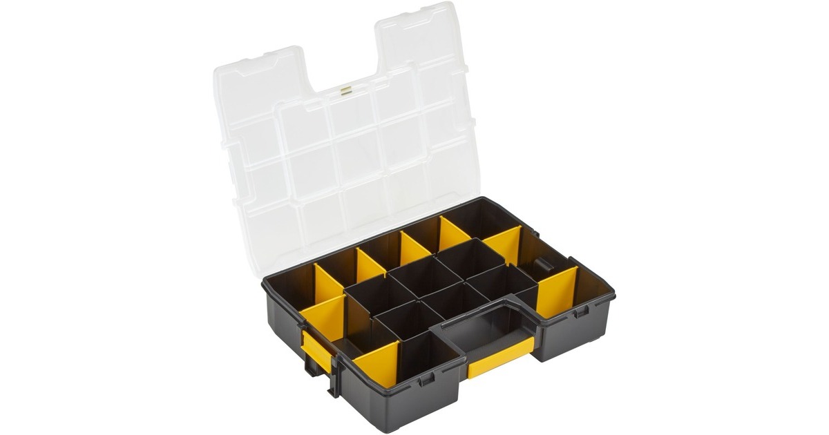 Stanley Organizer SortMaster, Werkzeugkiste(schwarz/gelb, 17 Fächer)