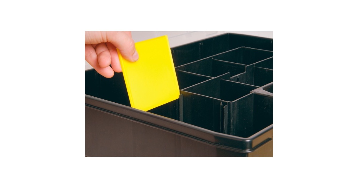 Stanley Organizer SortMaster, Werkzeugkiste(schwarz/gelb, 17 Fächer)