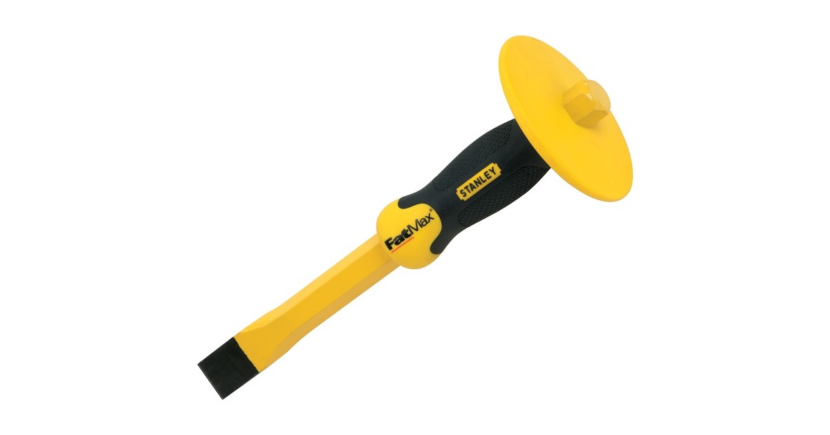 Stanley Präzisions-Flachmeißel FatMax(gelb/schwarz, 25mm, mit Handschutz)