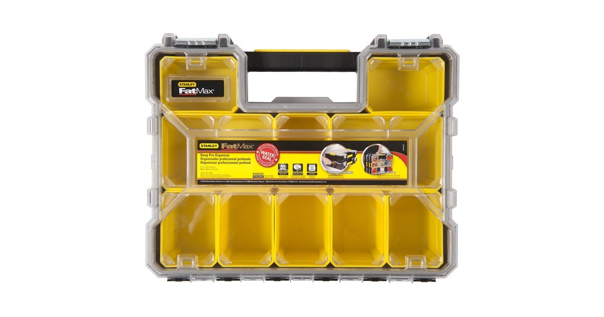 Stanley Profi-Organizer FatMax 1-97-518, Werkzeugkiste(schwarz/transparent) Stanley Profi-Organizer FatMax 1-97-518, Werkzeugkiste(schwarz/transparent)