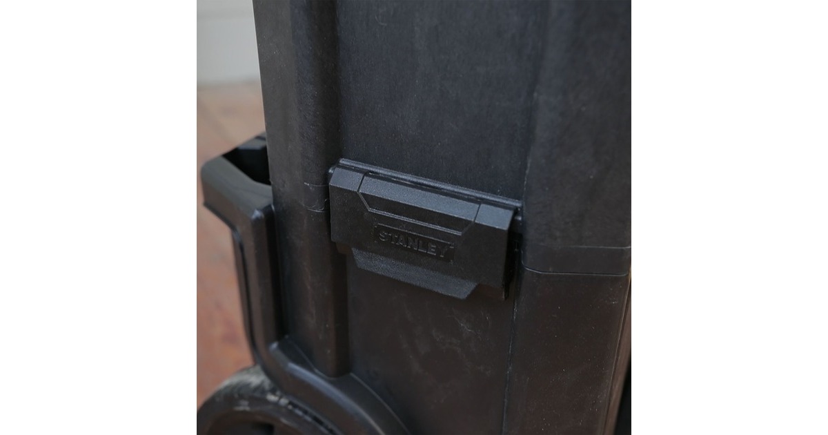 Stanley Rollende Werkstatt 3-in-1, Werkzeugwagen(schwarz/gelb, mit Trolley-Griff)