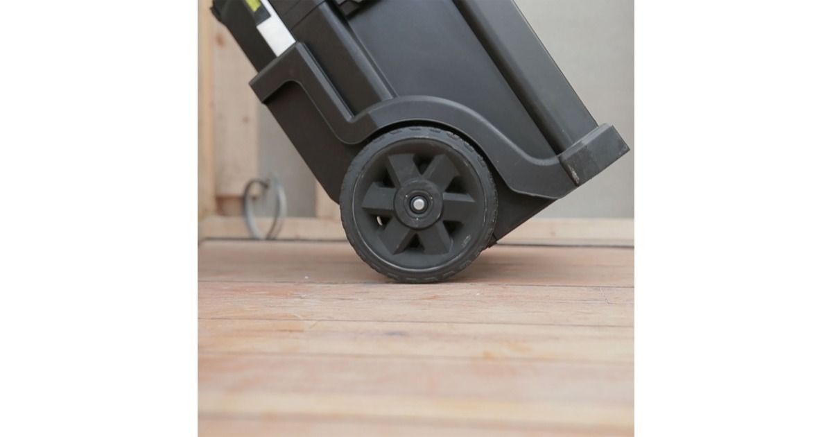 Stanley Rollende Werkstatt 3-in-1, Werkzeugwagen(schwarz/gelb, mit Trolley-Griff)