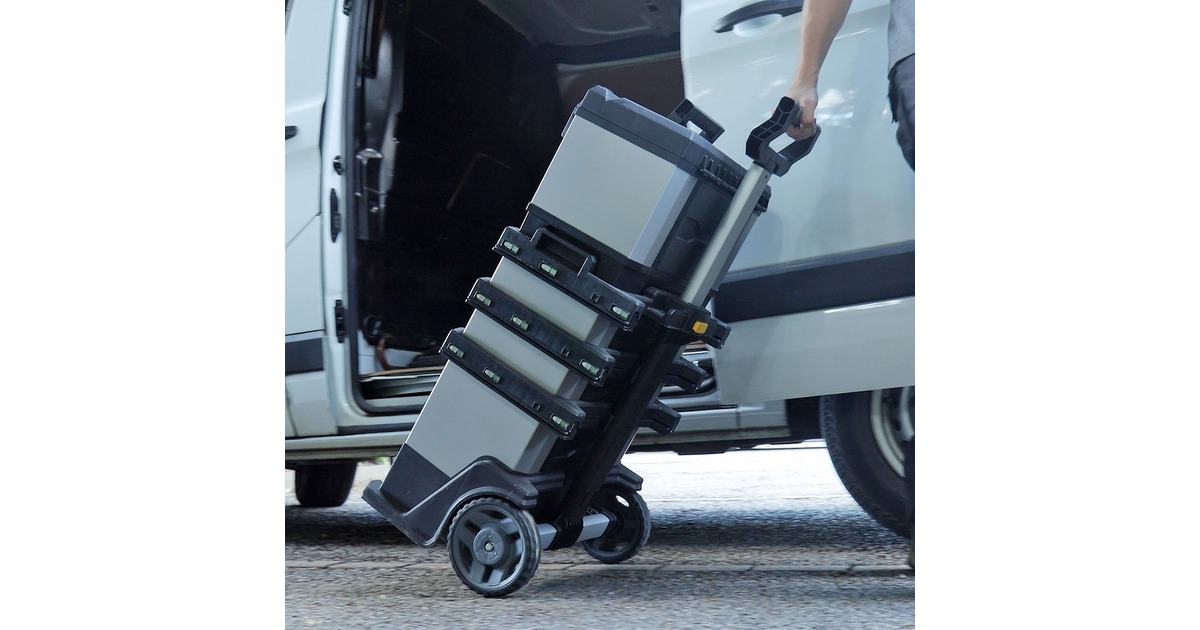 Stanley Rollende Werkstatt FatMax 1-95-622, Werkzeugwagen(grau/schwarz)