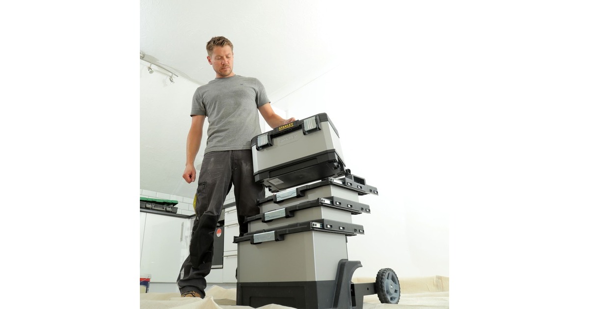 Stanley Rollende Werkstatt FatMax 1-95-622, Werkzeugwagen(grau/schwarz)