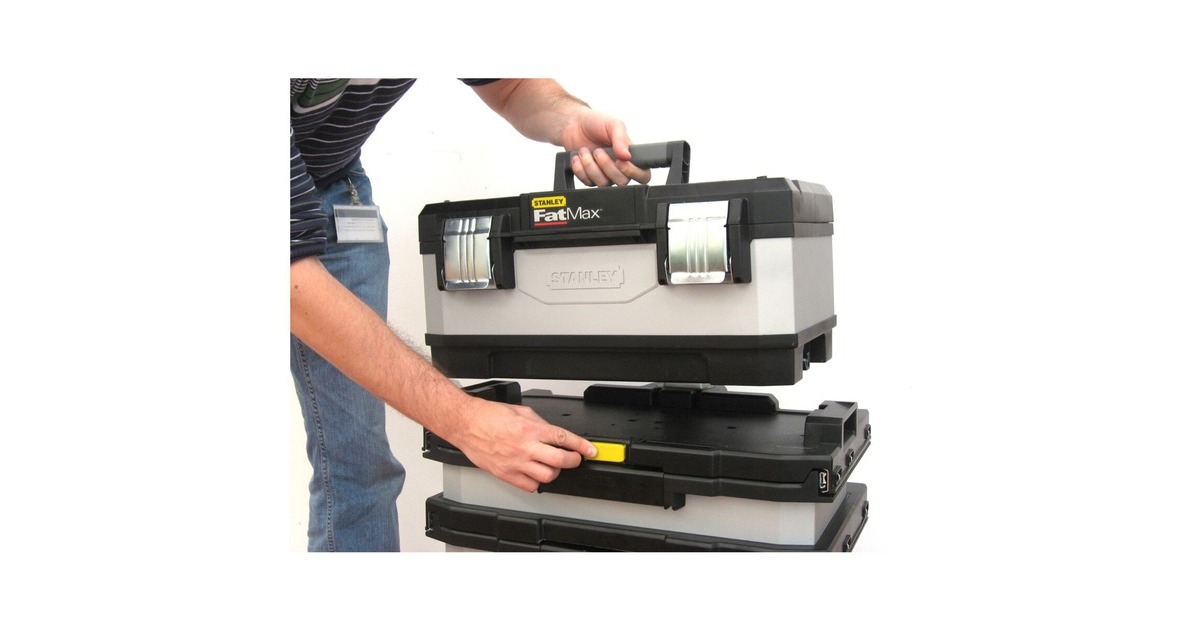 Stanley Rollende Werkstatt FatMax 1-95-622, Werkzeugwagen(grau/schwarz)