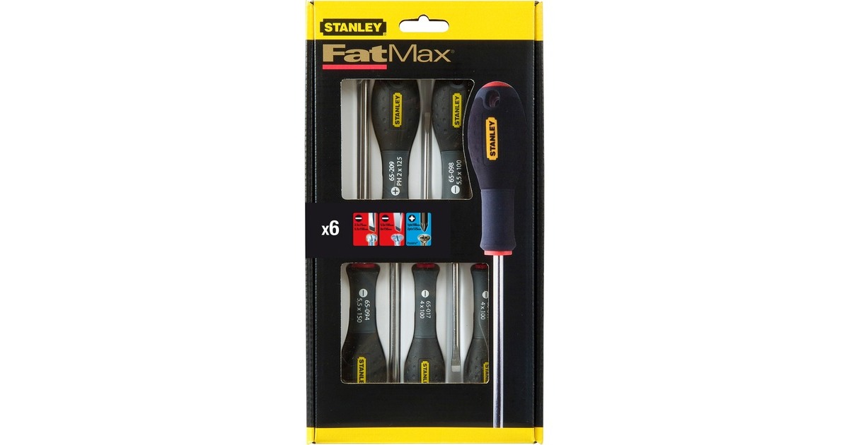 Stanley Schraubendreher-Set FatMax, 5-teilig(schwarz)
