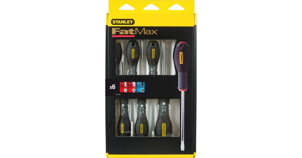 Stanley Schraubendreher-Set FatMax, 6-teilig(schwarz)