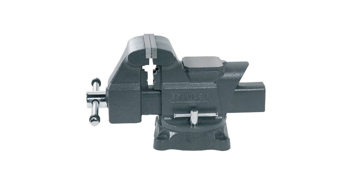 Stanley Schraubstock MaxSteel schwer, 125mm(grau)