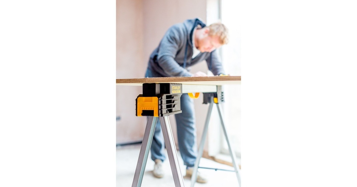 Stanley Unterstellbock FatMax, 2 Stück, Untergestell(bis 900kg pro Paar belastbar)